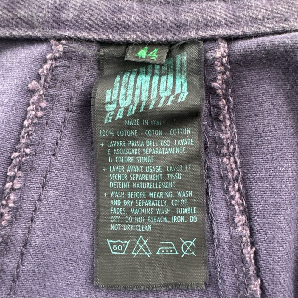 SOLD Jean Paul Gaultier Junior Gaultier Vintage 1988 Corset Lace-Up Denim Skirt - Picture 8 of 13